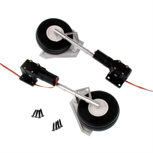 Main Landing Gear Set Legs + Wheels + Retracts T-28 Main Landing Gear Set Legs + Wheels + Retracts T-28