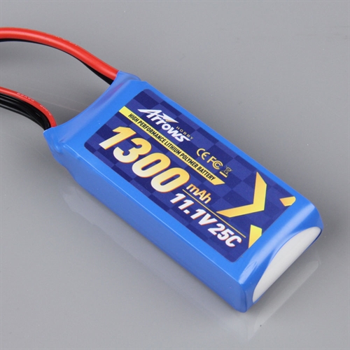 LiPo 3S 1300mAh 74V 25C for Prodigy Trekker