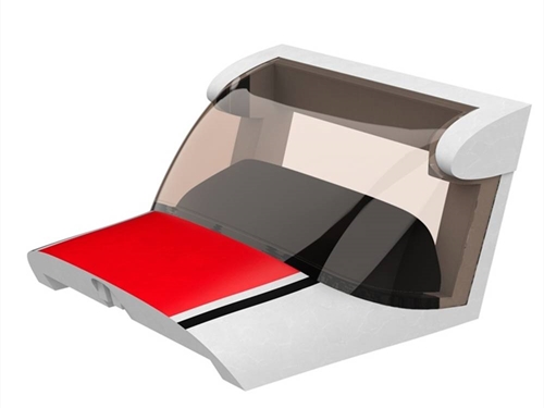 Battery Cover with Canopy (Red) (for 182 – 2000mm)