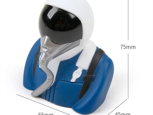 Painted Pilot Jet, White & Blue
