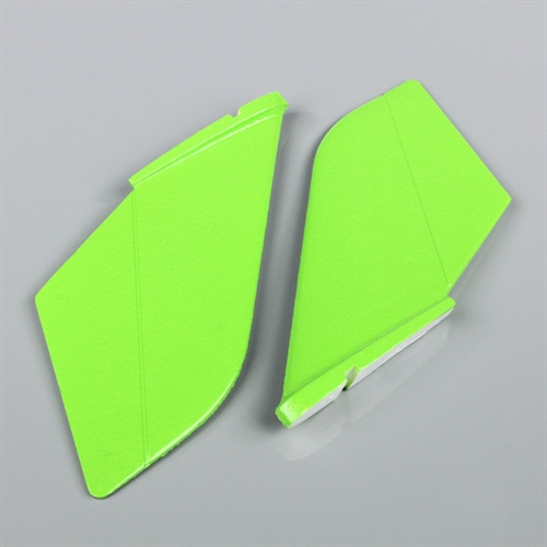 Vertical Fin Set Green Painted with decal F-38
