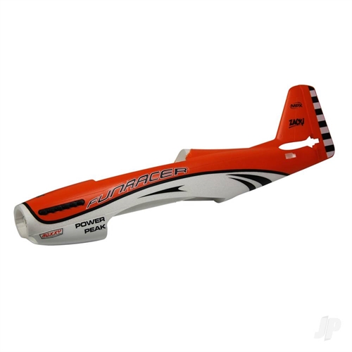 Fuselage FunRacer orange wo Servos Motor ESC