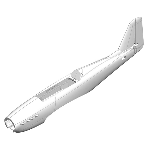 Fuselage FunRacer white wo ServosMotorRegler