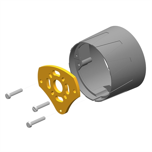 Holder for motor Jet with screws
