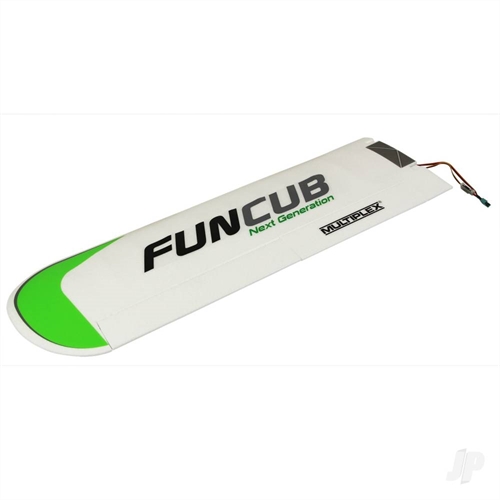 RR FunCub NG Left Wing with RC and Green Decal