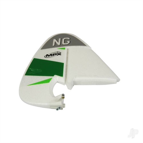 RR FunCub NG Rudder with Horn and Green Decal