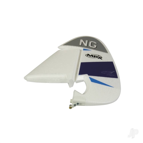 RR FunCub NG Rudder with Horn and Blue Decal