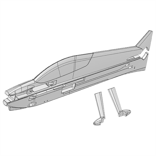 Parkmaster 3D Fuselage and Undercarrriage Cover 224132