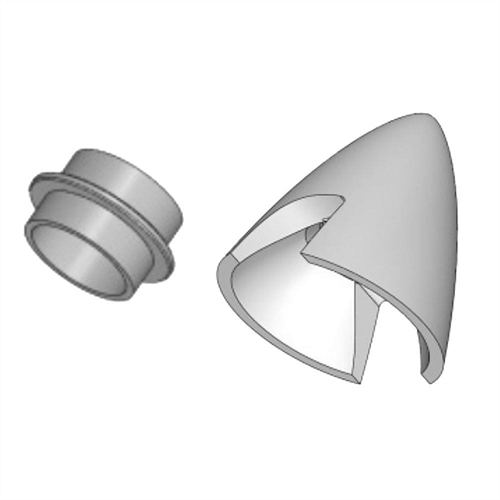 Spinner with Backplate Tucan 224283