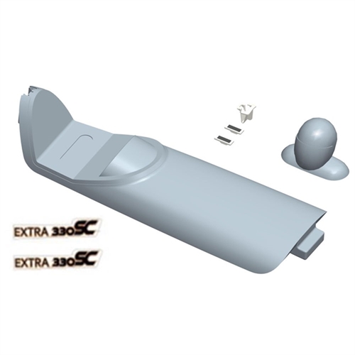 Canopy including pilot cockpit and decal for Extra 330 S