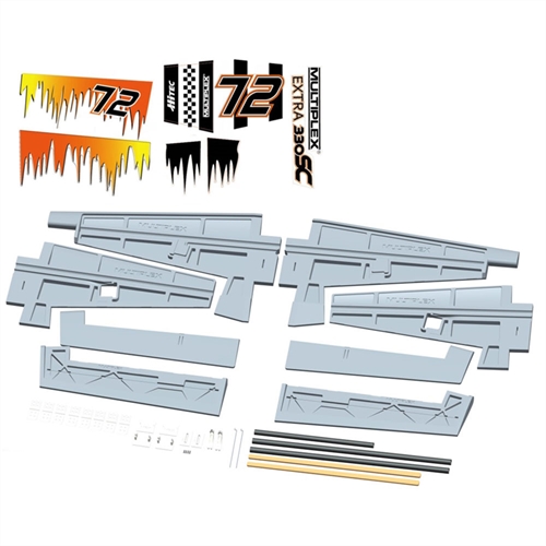 Wing Set with wing decal Extra 330 SC