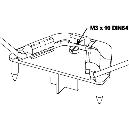 Undercarriage Support with Screw 723135