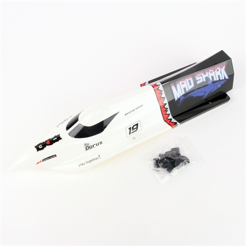 Mad Shark Deck (White) & Water Proof Gasket with Plastic Lock Set