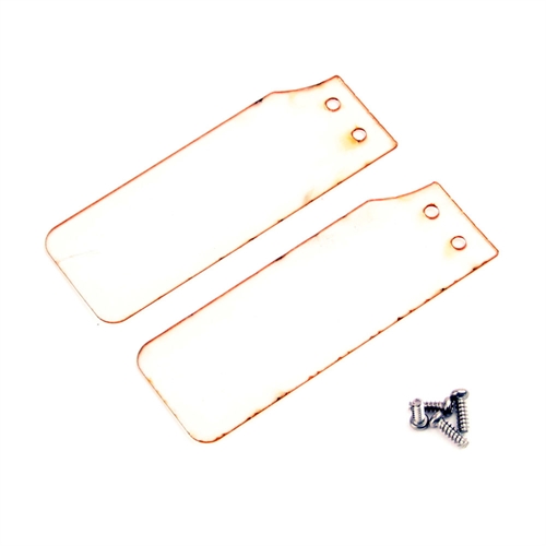 Rescue Rudder PVC Plate with Screws (2pcs)