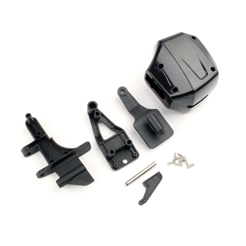 Scale Outboard Engine & Rudder, Rear Shaft Set (Mad Flow Brushed V2 / Brushless V2)