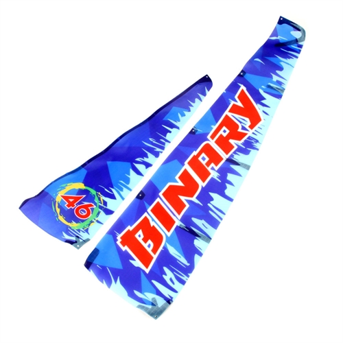 Blue Colour Main & Jib Sails Set