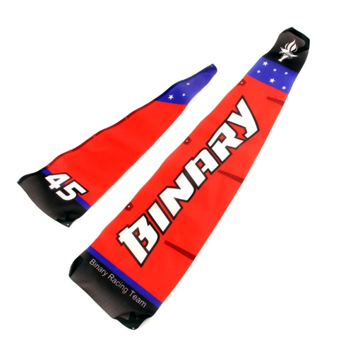 Red Colour Main & Jib Sails Set