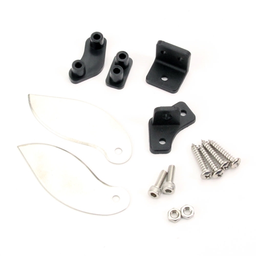 Stainless Steel Turn Fins & Plastic Stand Set