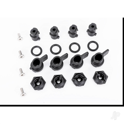 Nuts, hatch mounting (hatch nuts (4), wing nuts (4))/ shafts (4)/ o-rings (4)/ 3x8mm CCS (stainless) (4)