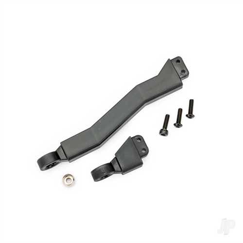 Hitch, boat trailer/ 3x10mm BCS (black stainless) (2)/ 3x10mm CS (black stainless) (1)