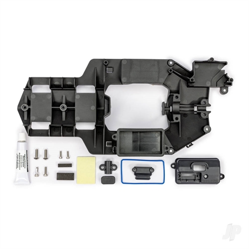 Electronics tray/ stuffing tube clamp/ 2.5x8mm CS (stainless) (2)/ 3x10mm CS (stainless) (2)/ 4x12mm BCS (stainless) (2)