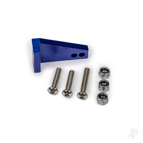 Rudder arm, aluminium/ 3x15mm BCS (stainless) (2)/ 3x18mm BCS (stainless) (1)/ NL 3.0 (3)