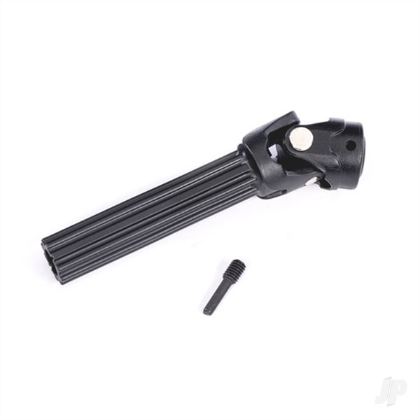 Differential output yoke assembly, front or rear, Maxx Duty steel core (1) (assembled with external-splined half shaft)