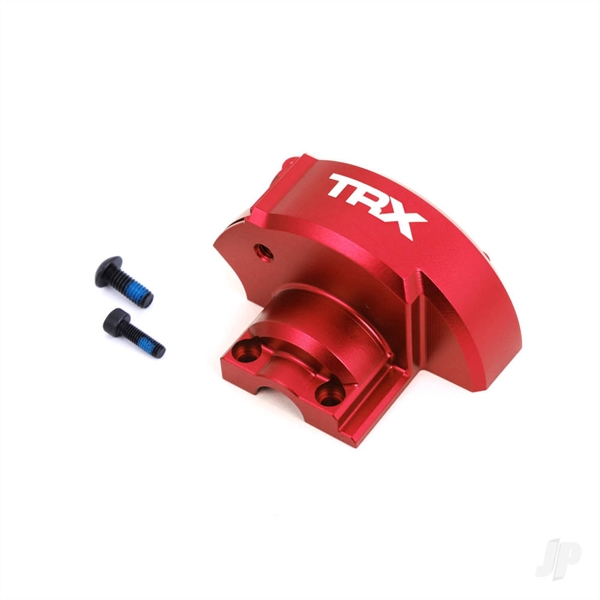 Cover, gear (red-anodised 6061-T6 aluminium)