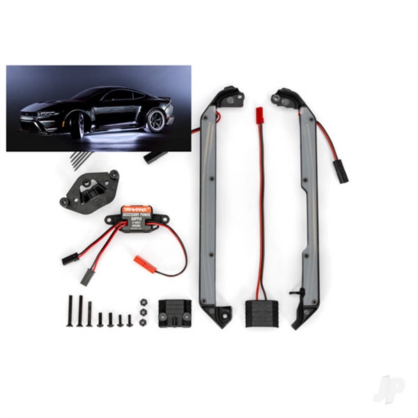 LED light set, White, complete (underbody) (fits 4-Tec 2.0 or 4-Tec Drift)