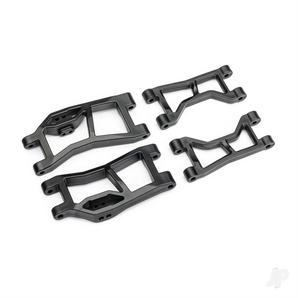 Suspension arms, rear (upper (2), lower left (1), lower right (1))