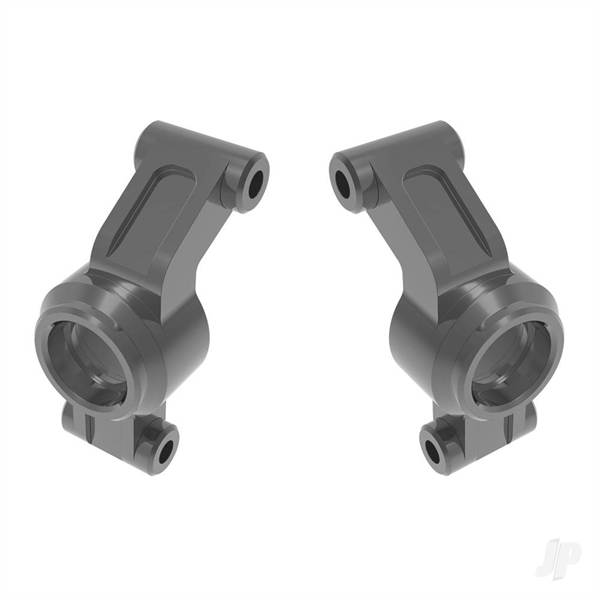 Carriers, stub axle, 6061-T6 aluminium (gray-anodised) (left & right)