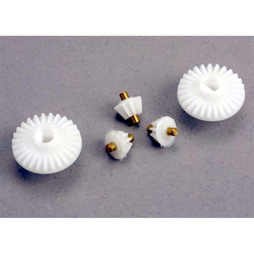 Differential bevel gear set (3 Sm & 2 Lg side bevel gears)