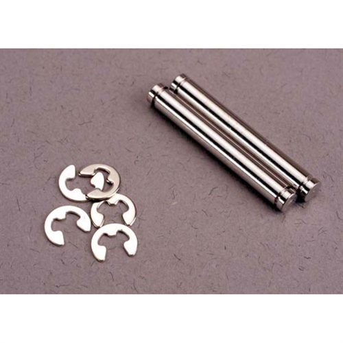 Suspension pins, 23mm hard chrome (2)/ E-clips (4)