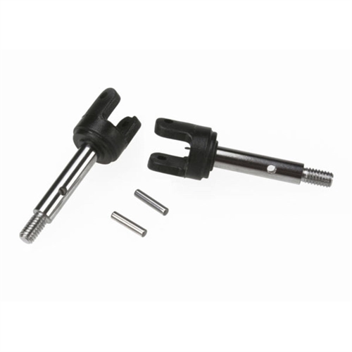 Stub axles, rear (2)