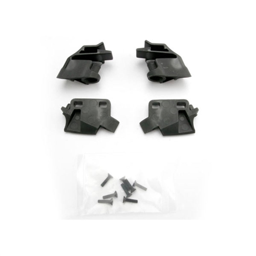 Retainer, battery hold-down, front (2)/ rear (2)/ CCS 3x12