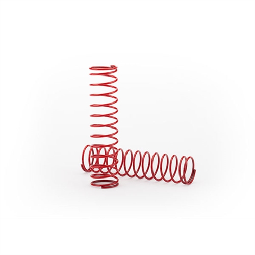 Springs, red (for big bore shocks) (2.5 rate) (2)