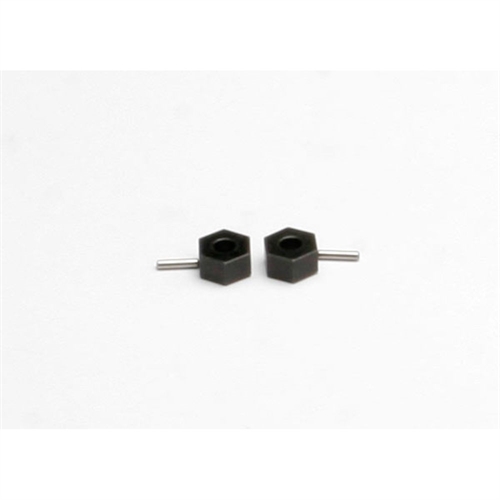 Hex wheel hubs (tall offset, 14x7.5mm),axle pins (2.5x12mm)