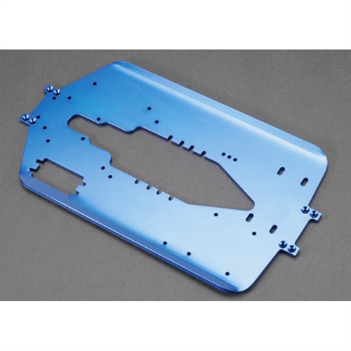 Chassis,T-Maxx,long wheelbase (extended 30mm)(blue anodised)