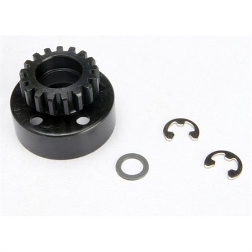 Clutch bell (17-tooth)5x8x0.5mm fiber washer, 5mm e-clip