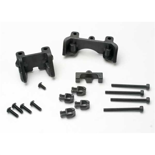 Shock mounts (Fr & Rr),chassis wire clips,3x32 CS,3x6 BCS