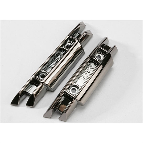 Bumpers, front and rear (black chrome)