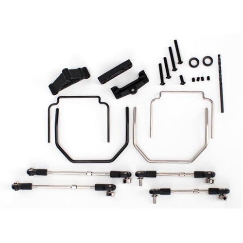 Sway bar kit, Revo(Fr&Rr) thick/thin sway bars & adj linkage