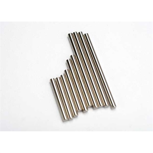 Suspension pin set, complete (hardened steel, front & rear)