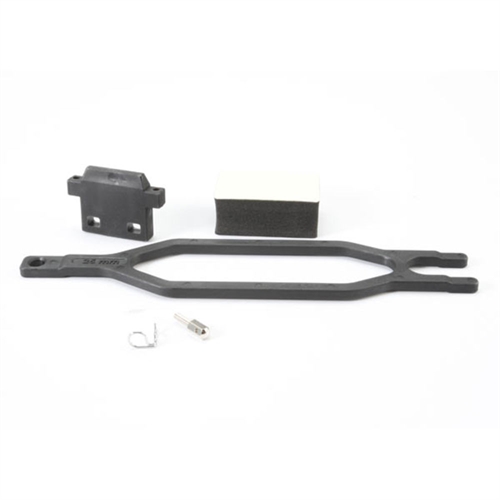 Hold down, battery/retainer/ battery post/spacer/angled clip
