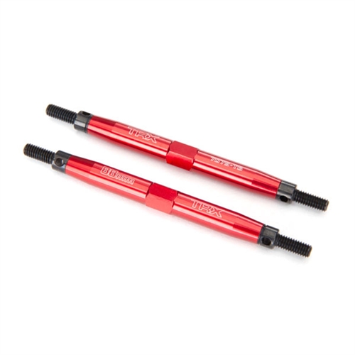 Toe links, Slayer Pro 4X4 (Tubes 7075-T6 aluminium, red) (88