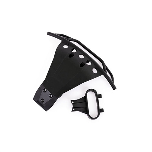 Bumper, front / bumper support (fits 4WD Slash) (for LED light kit installation)
