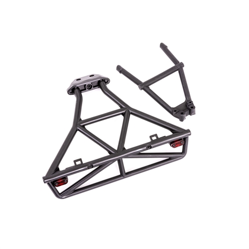 Bumper, rear / bumper mount (fits 4WD Slash) (for LED light kit installation)