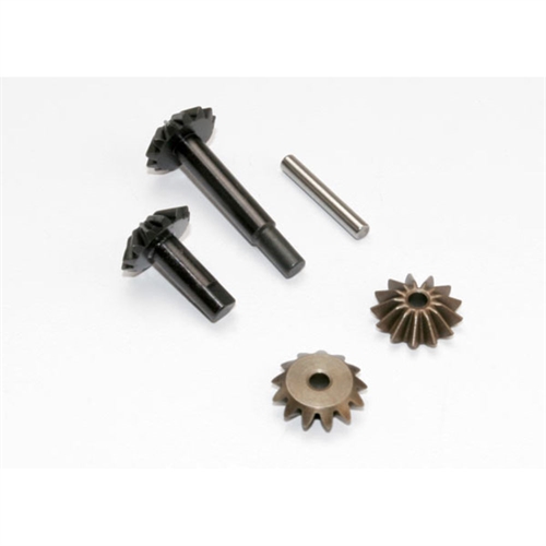 Gear set, center diff (output/spider gears & shaft)