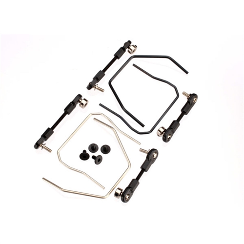 Sway bar kit, Slash 4x4 (front and rear) (includes front and