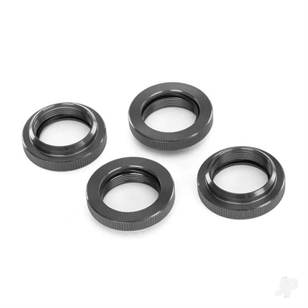 Spring retainer (adjuster), gray-anodised aluminium, GTX shocks (4) (assembled with o-ring)